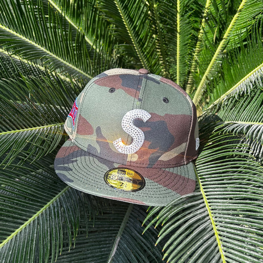 Gorra Exclusiva New Era x Supreme x Swarovski Cammo