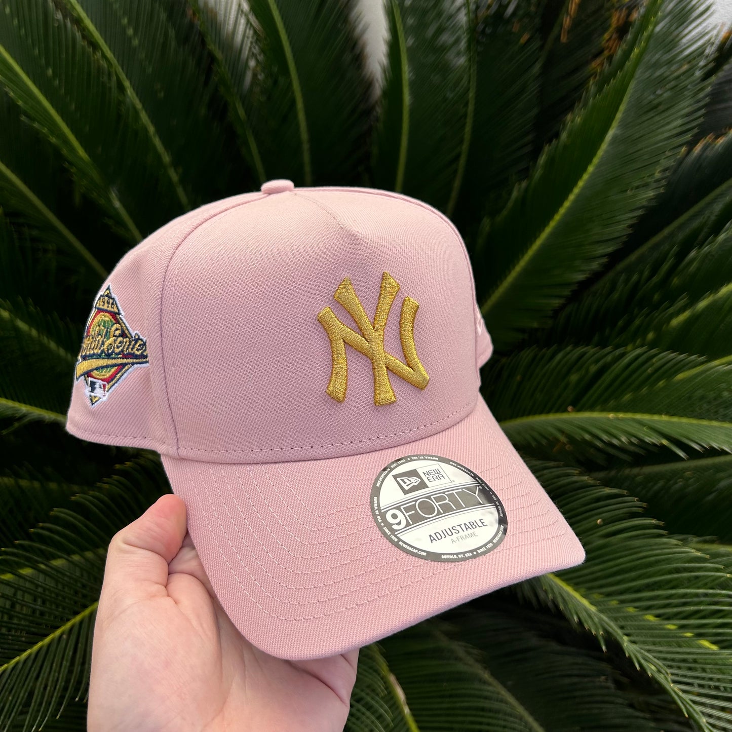 Gorra Exclusiva New York Yankees Rosa