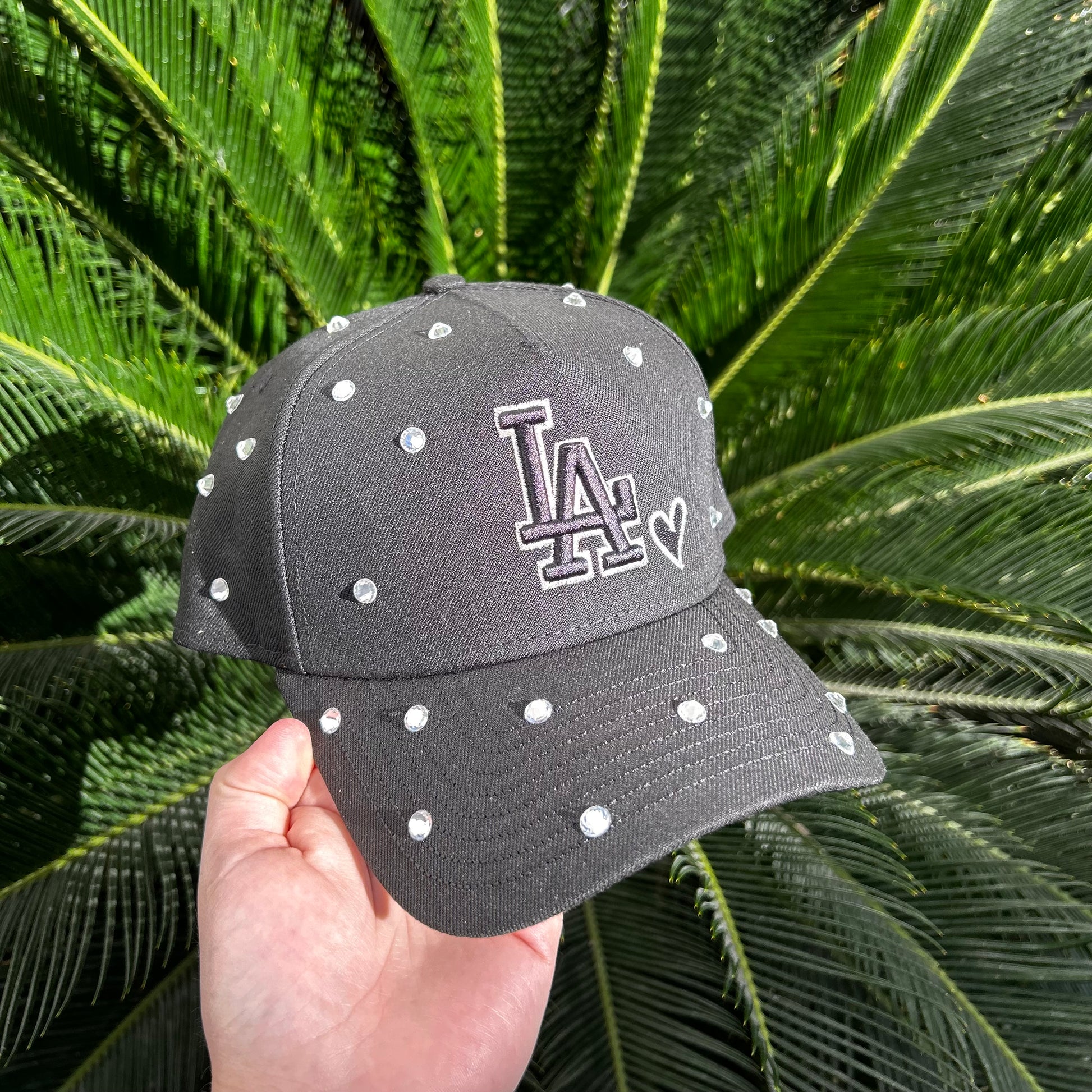 Gorra New Era Exclusiva Dodgers Bling - Ajustable / Negro
