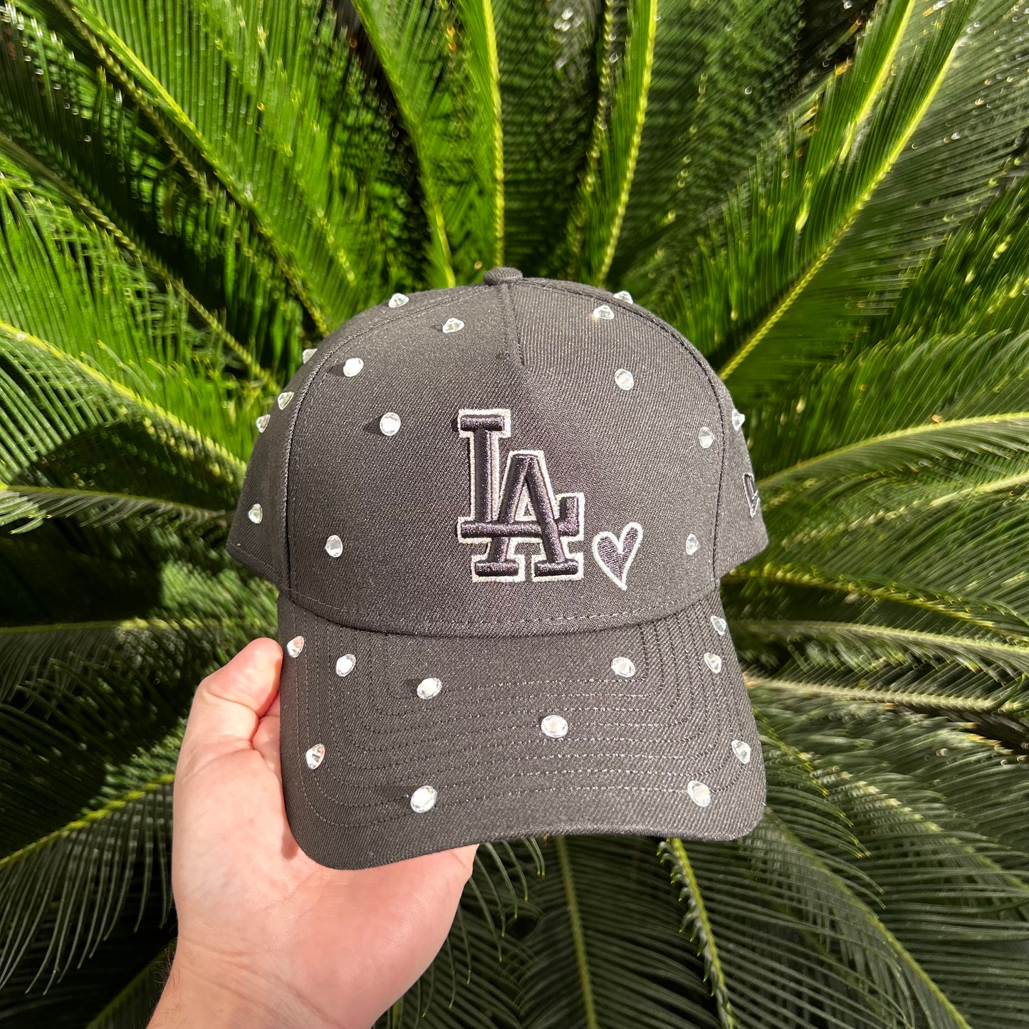 Gorra New Era Exclusiva Dodgers Bling - Ajustable / Negro