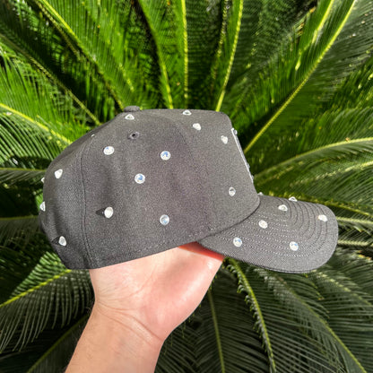 Gorra New Era Exclusiva Dodgers Bling - Ajustable / Negro