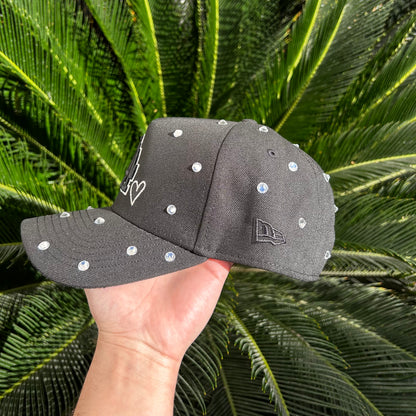 Gorra New Era Exclusiva Dodgers Bling - Ajustable / Negro