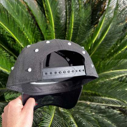 Gorra New Era Exclusiva Dodgers Bling - Ajustable / Negro