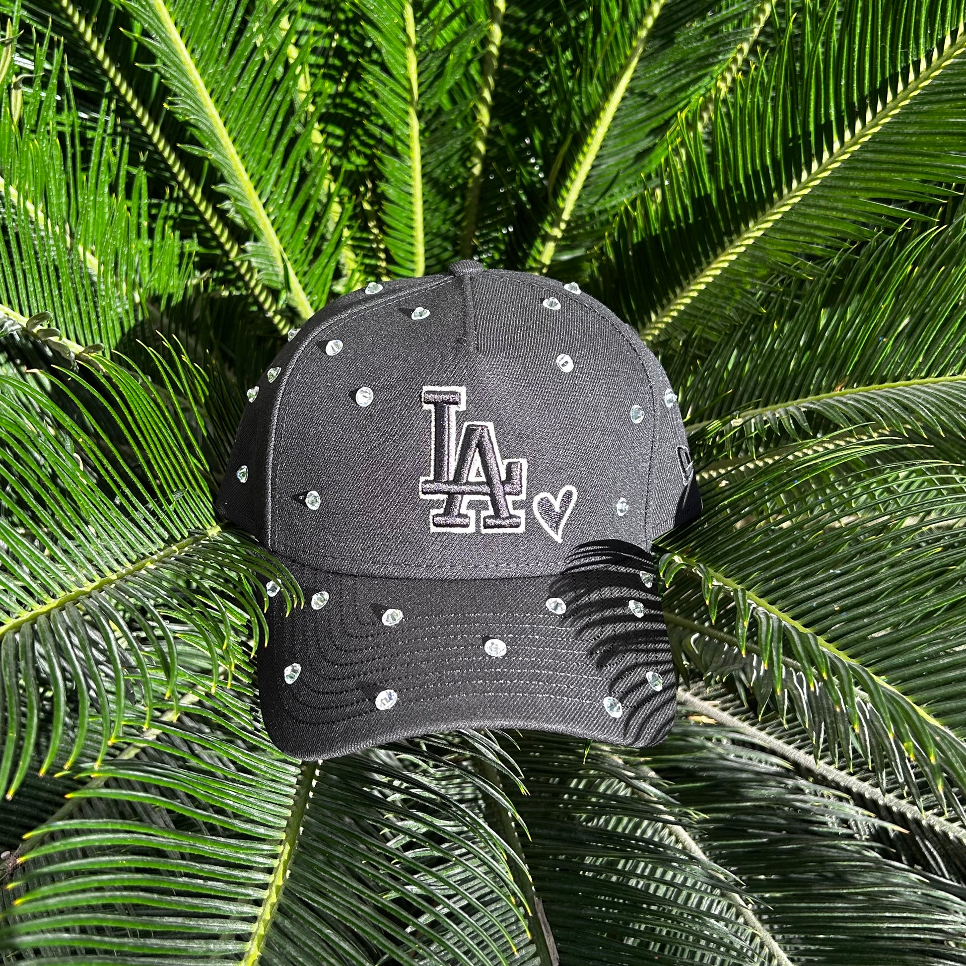 Gorra New Era Exclusiva Dodgers Bling - Ajustable / Negro