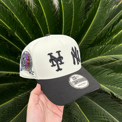 Gorra New Era Exclusiva NY Mets x Yankees - Unitalla / Blanco/Negro