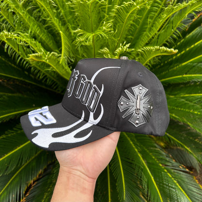 Gorra Baez x Maestro Shifu “Son of God” - Ajustable / Negro