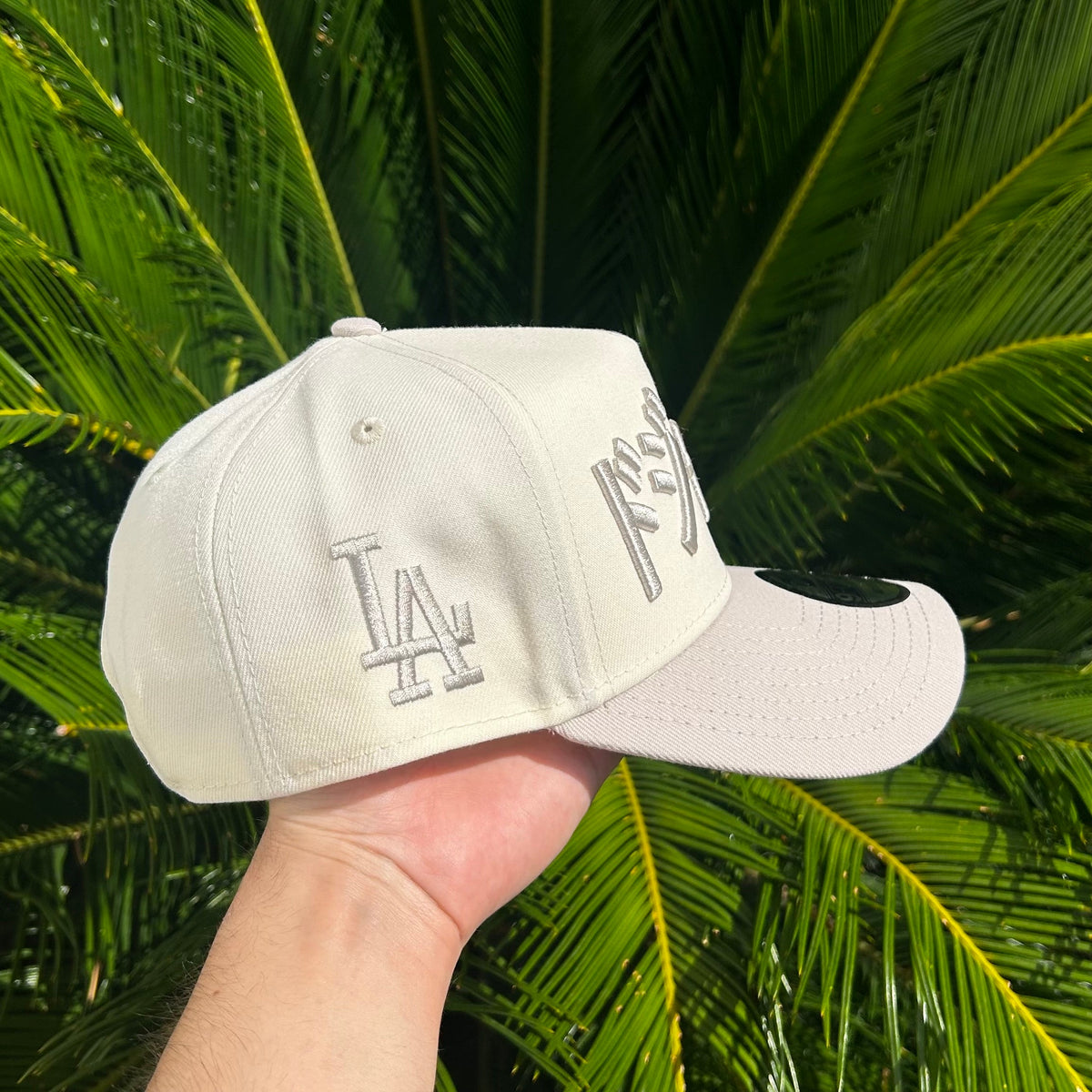 Gorra Exclusiva Dodgers Ohtani Gray - Ajustable / Blanco/Gris