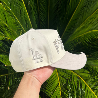 Gorra Exclusiva Dodgers Ohtani Gray - Ajustable / Blanco/Gris