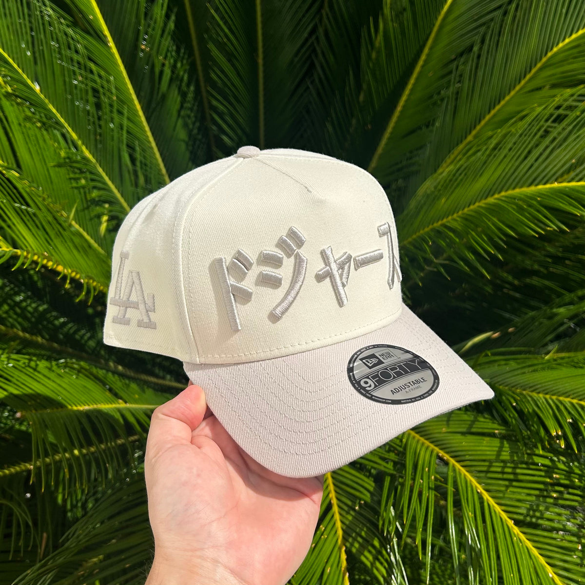 Gorra Exclusiva Dodgers Ohtani Gray - Ajustable / Blanco/Gris