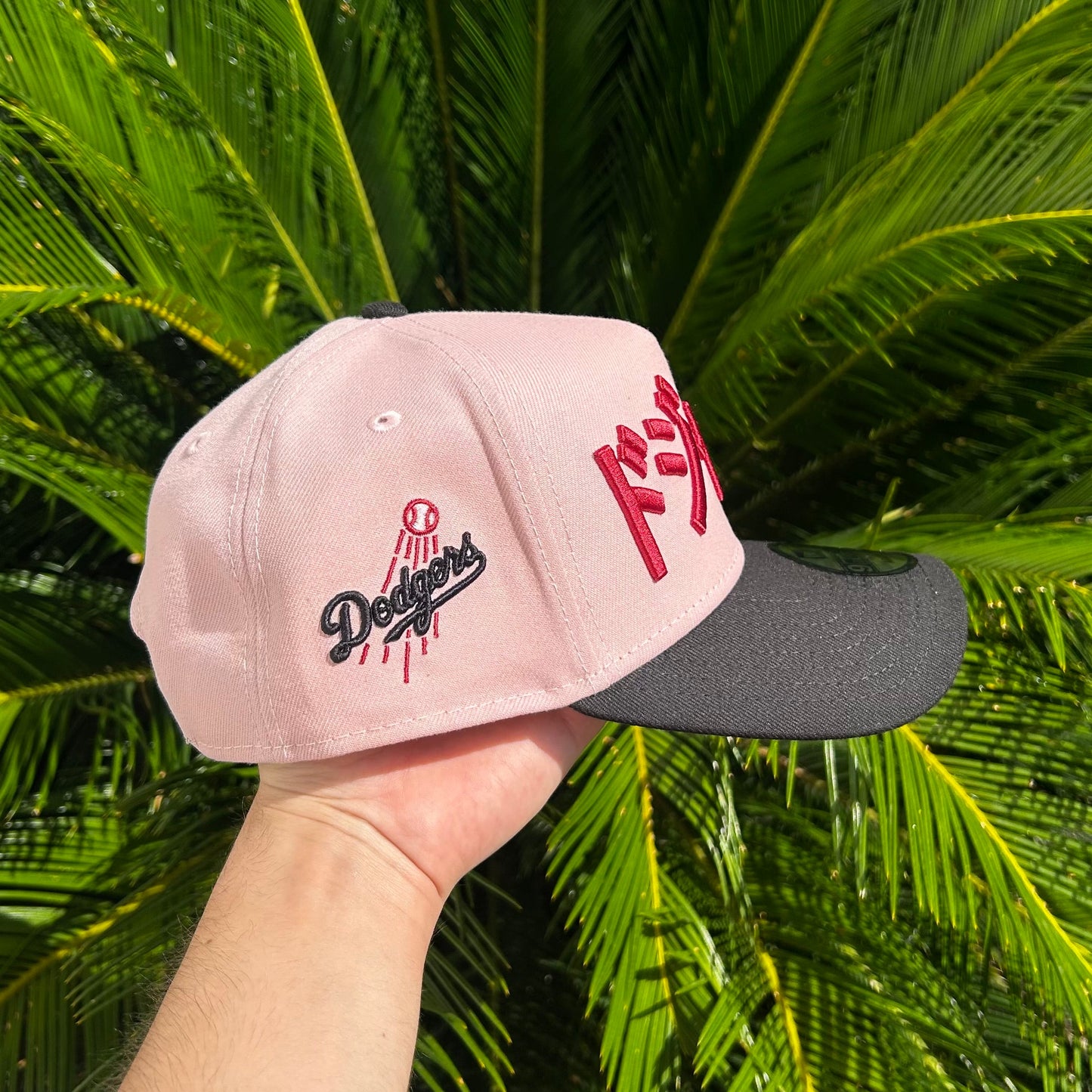 Gorra Exclusiva Dodgers Ohtani Pink - Ajustable / Rosa/Negro