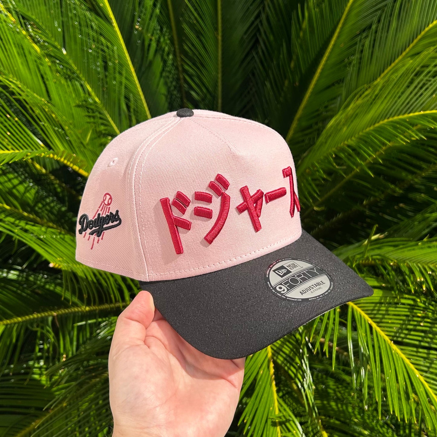 Gorra Exclusiva Dodgers Ohtani Pink - Ajustable / Rosa/Negro