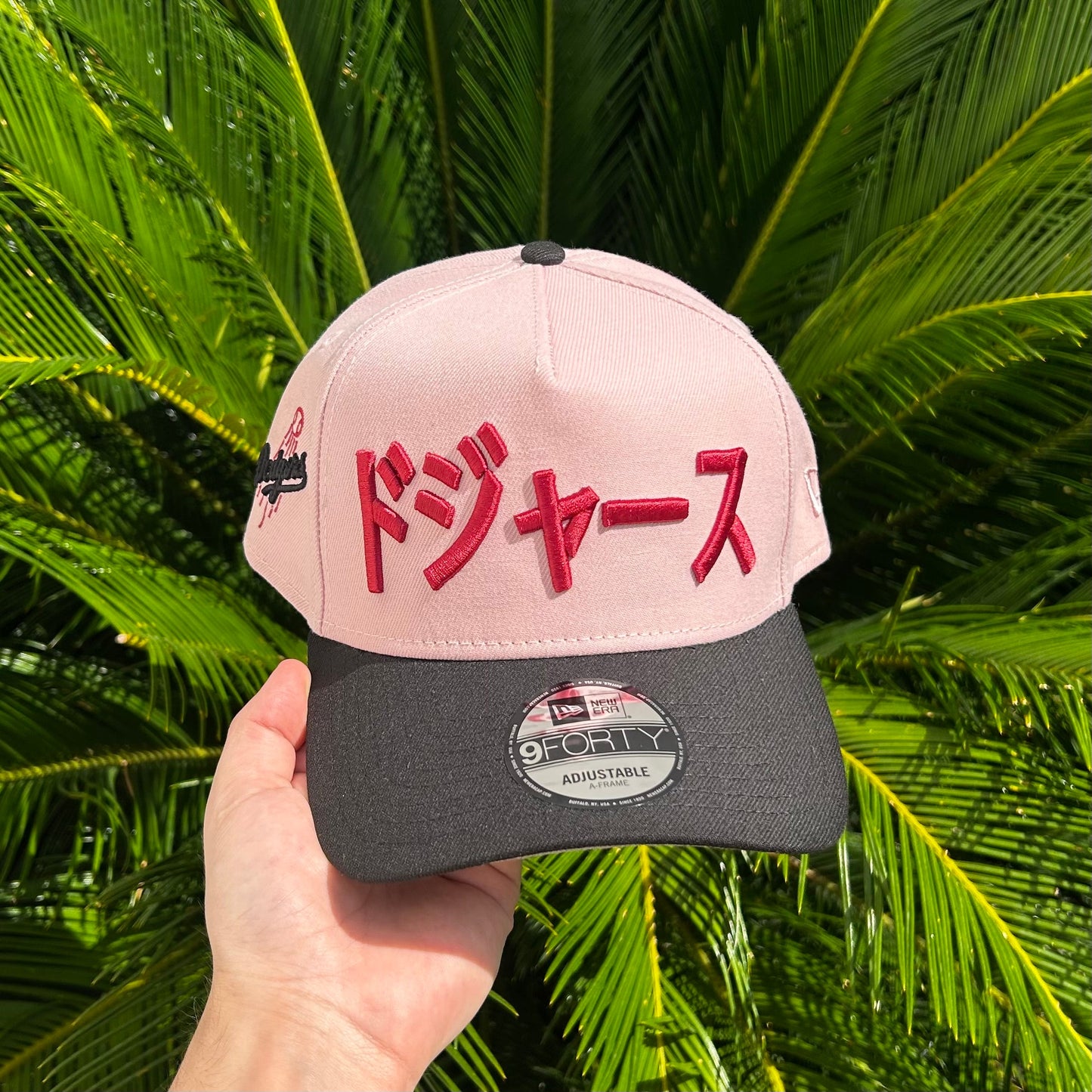 Gorra Exclusiva Dodgers Ohtani Pink - Ajustable / Rosa/Negro