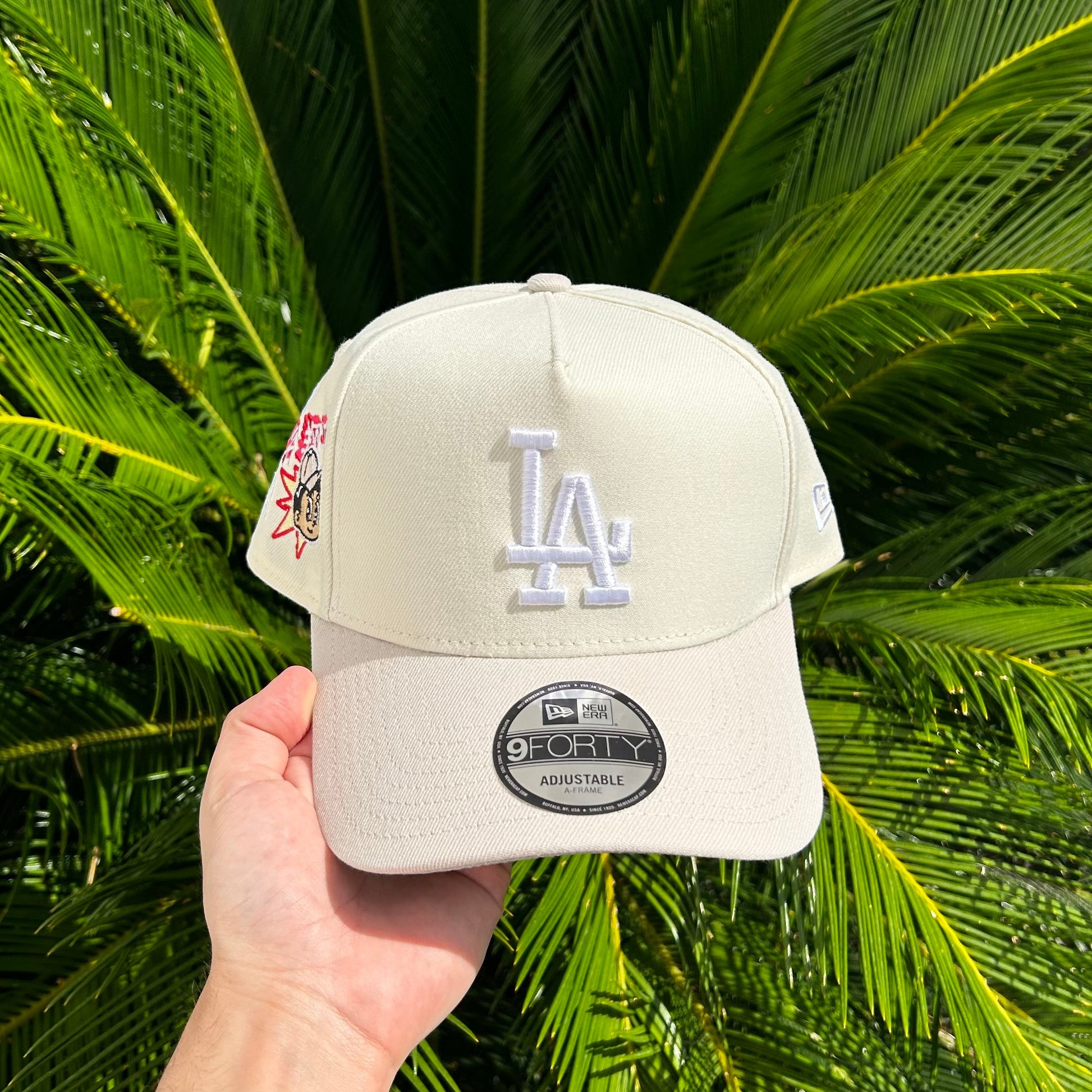 Gorra Exclusiva Dodgers Ohtani White - Ajustable / Blanco/Gris