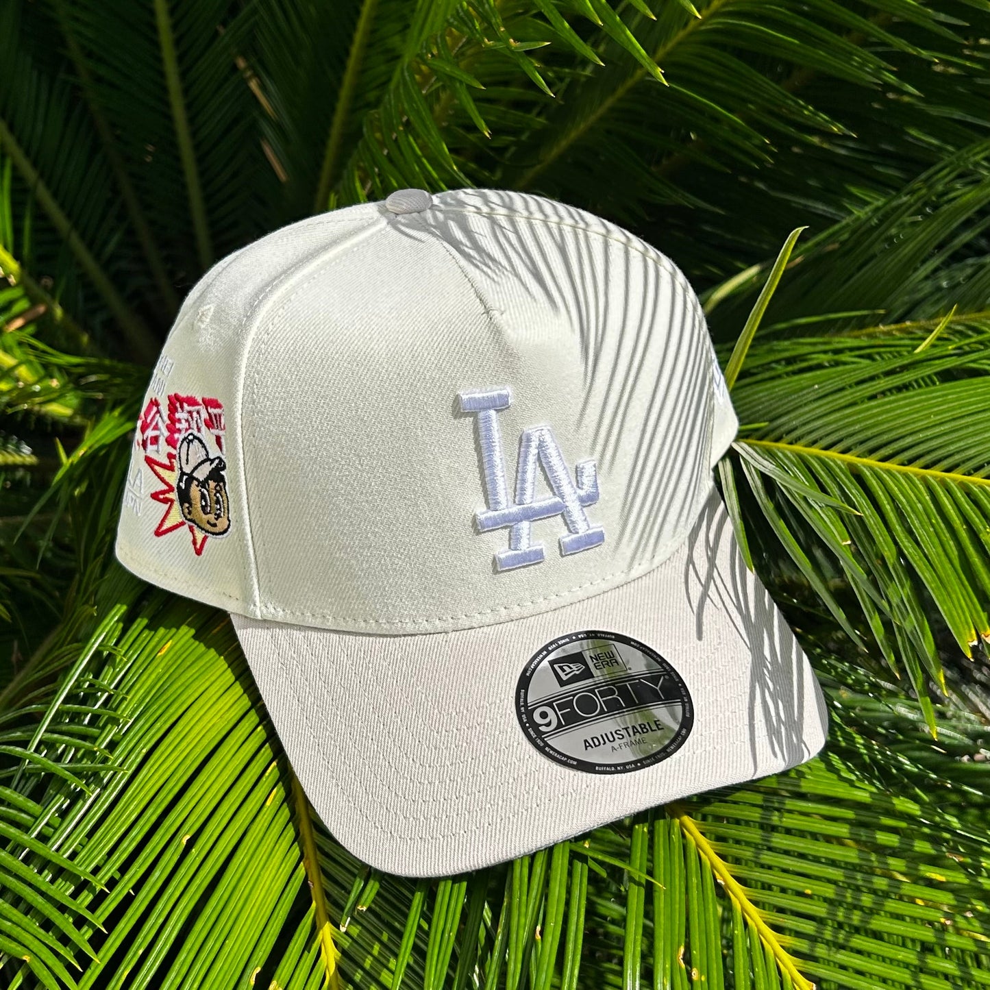 Gorra Exclusiva Dodgers Ohtani White - Ajustable / Blanco/Gris
