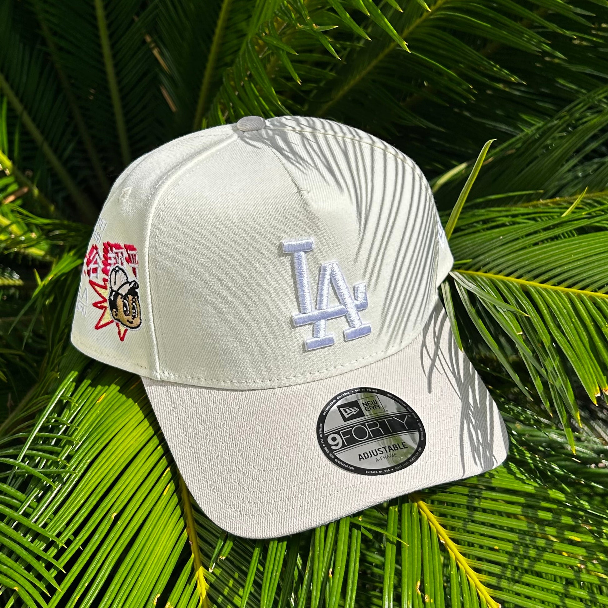 Gorra Exclusiva Dodgers Ohtani White - Ajustable / Blanco/Gris