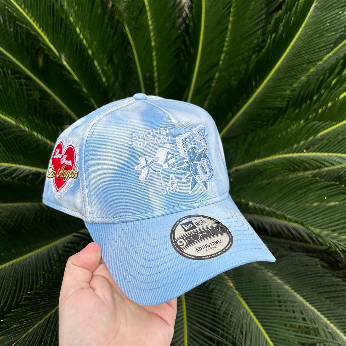 Gorra Exclusiva New Era 9Forty x Ohtani “San Valentin” - Ajustable / Celeste