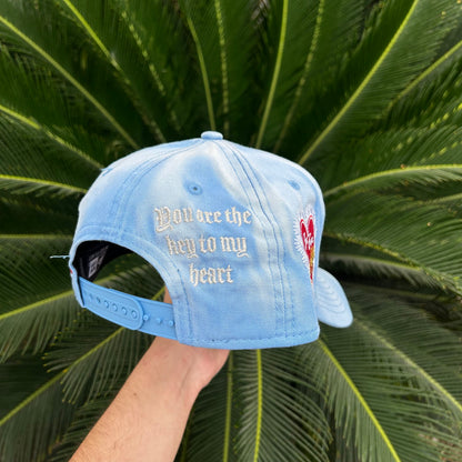 Gorra Exclusiva New Era 9Forty x Yankees “San Valentin” - Ajustable / Celeste
