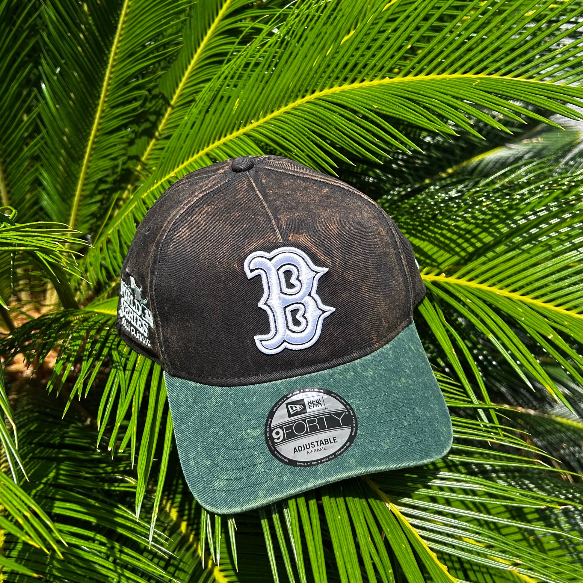 Gorra Exclusiva New Era Boston ’Bleach’ - Unitalla / Negro/Verde