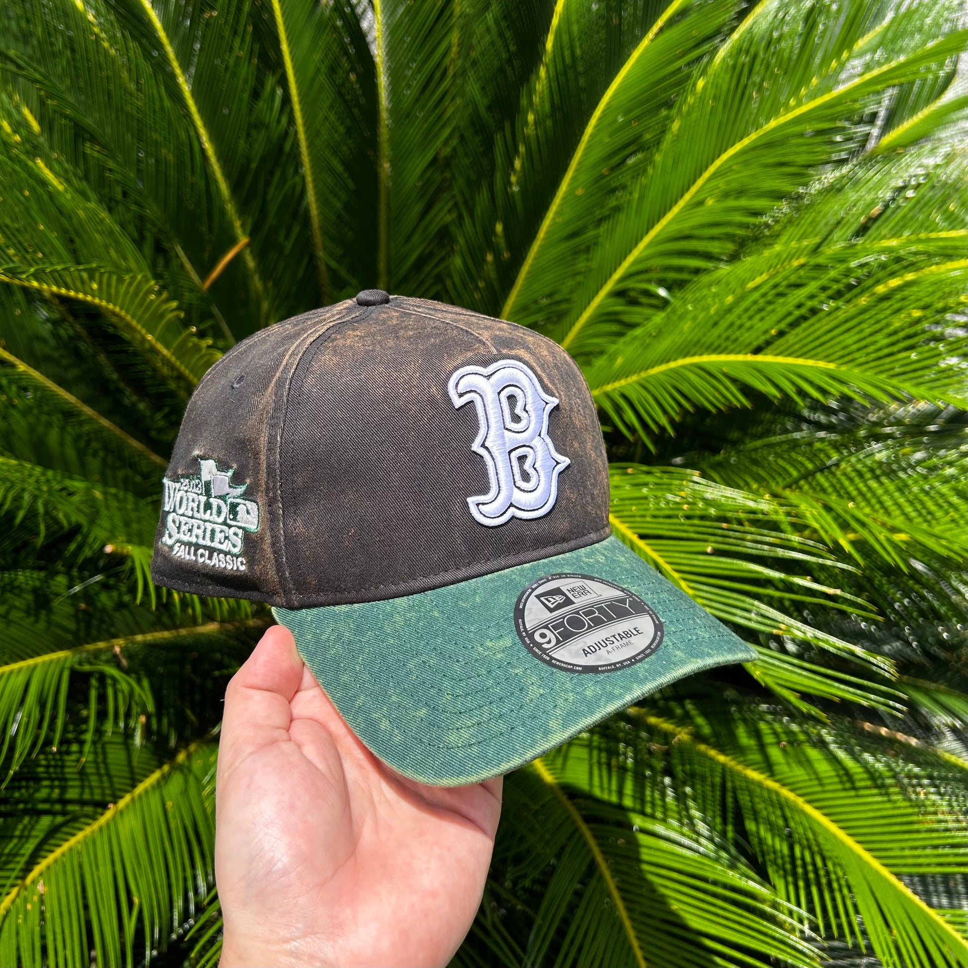 Gorra Exclusiva New Era Boston ’Bleach’ - Unitalla / Negro/Verde