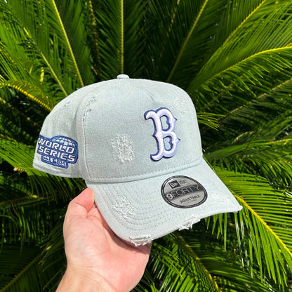 Gorra Exclusiva New Era Boston Mezclilla - Unitalla