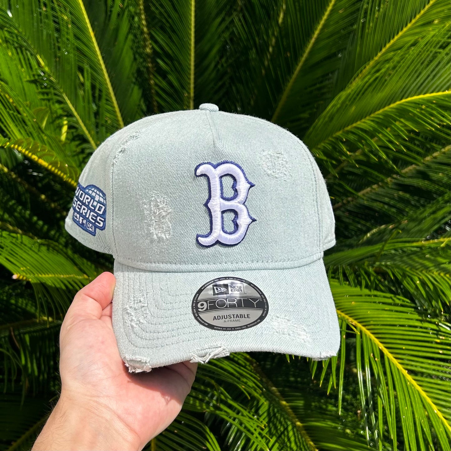 Gorra Exclusiva New Era Boston Mezclilla - Unitalla