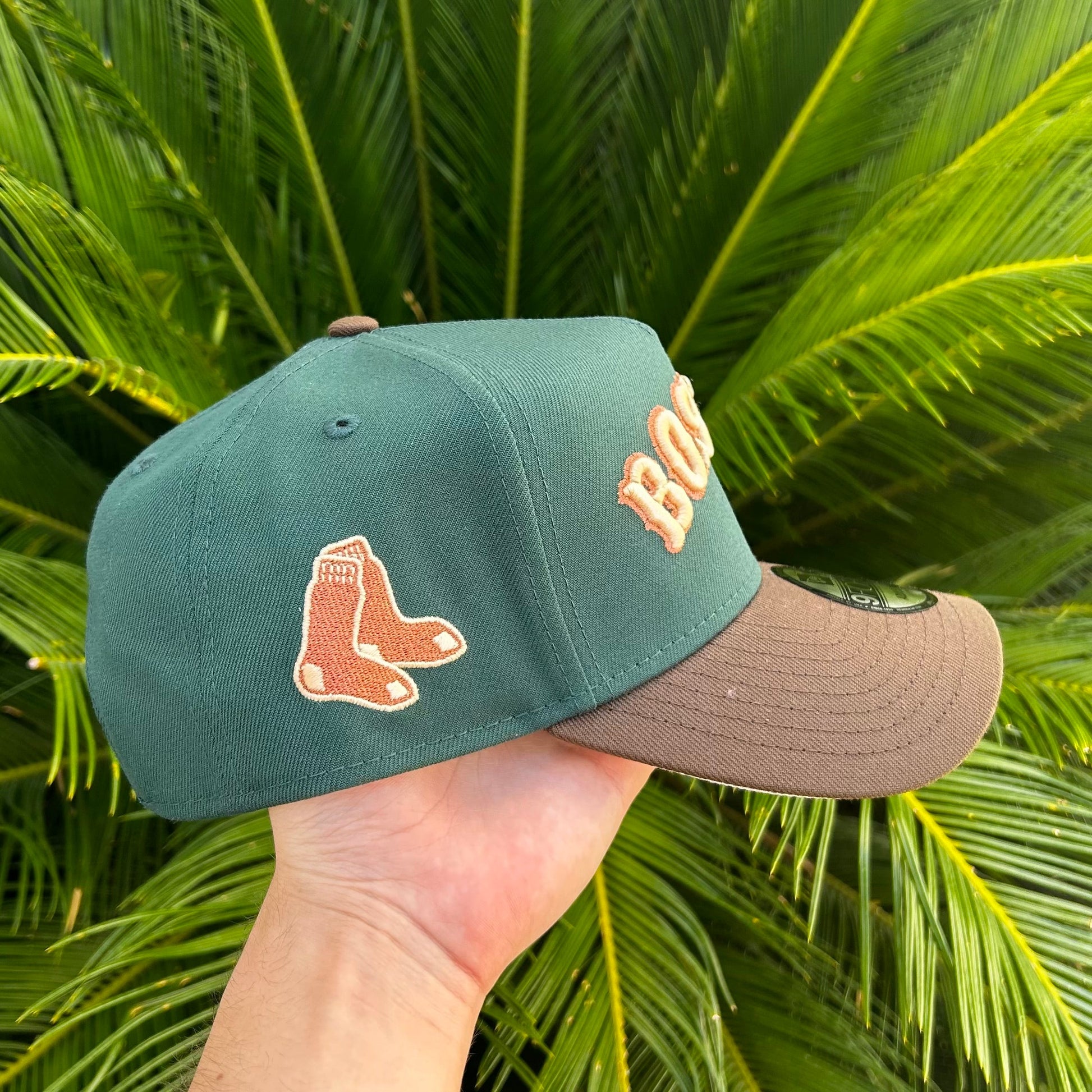 Gorra Exclusiva New Era Boston Retro - Unitalla / Verde/Cafe