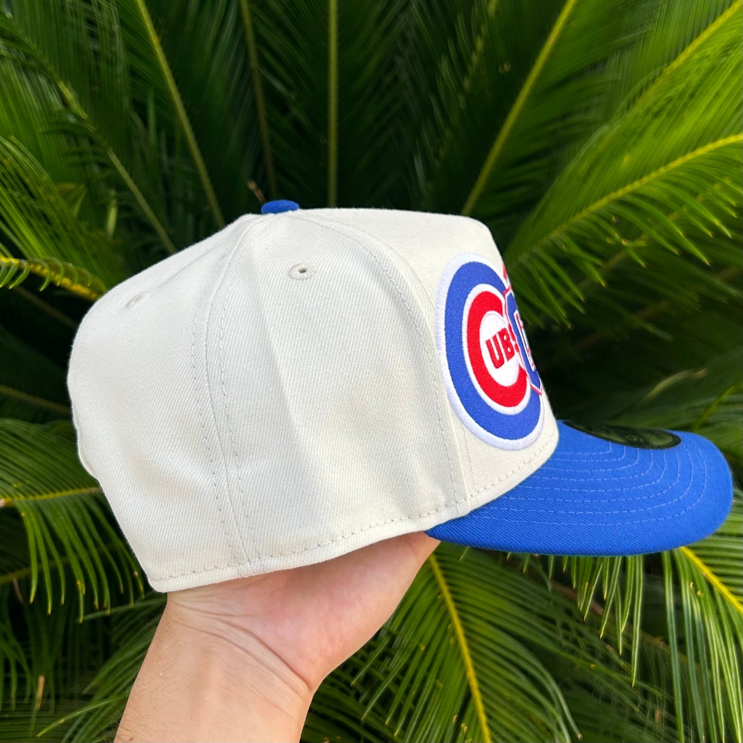 Gorra Exclusiva New Era Chicago Cubs Retro 9Fifty - Unitalla / Blanco/Azul