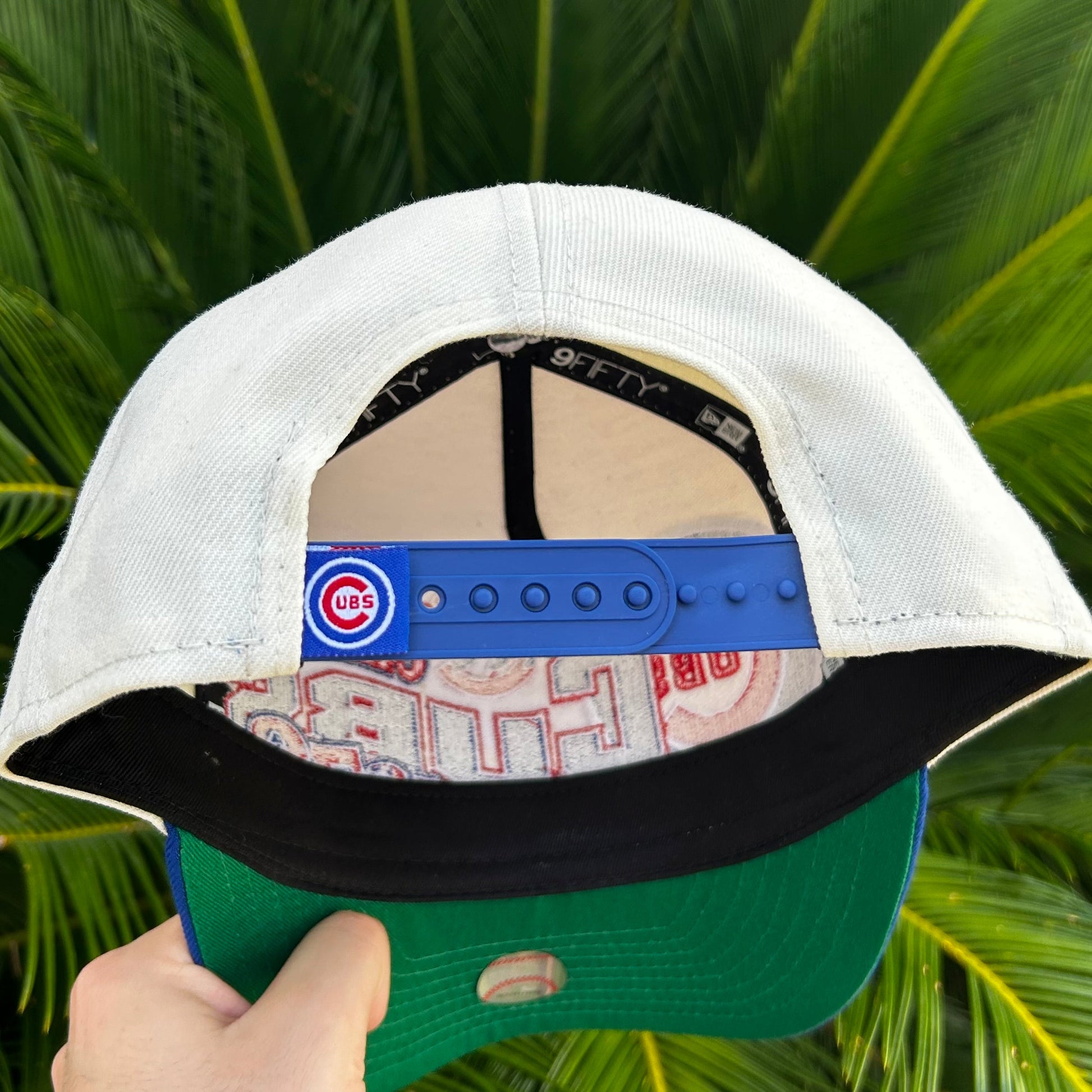 Gorra Exclusiva New Era Chicago Cubs Retro 9Fifty - Unitalla / Blanco/Azul