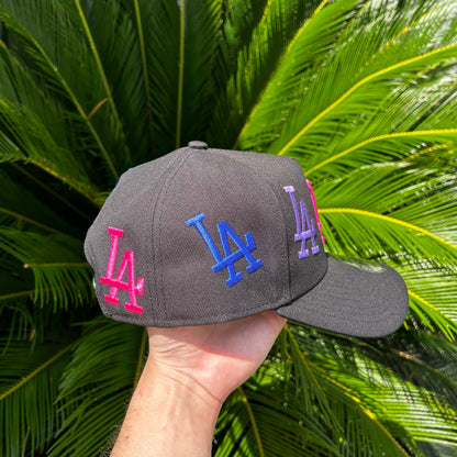 Gorra Exclusiva New Era Dodgers ’LALALA Multilogo’ - Unitalla / Negro