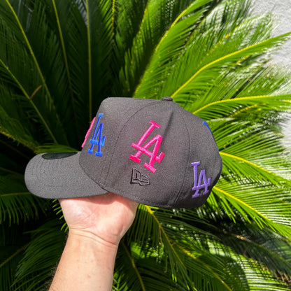 Gorra Exclusiva New Era Dodgers ’LALALA Multilogo’ - Unitalla / Negro