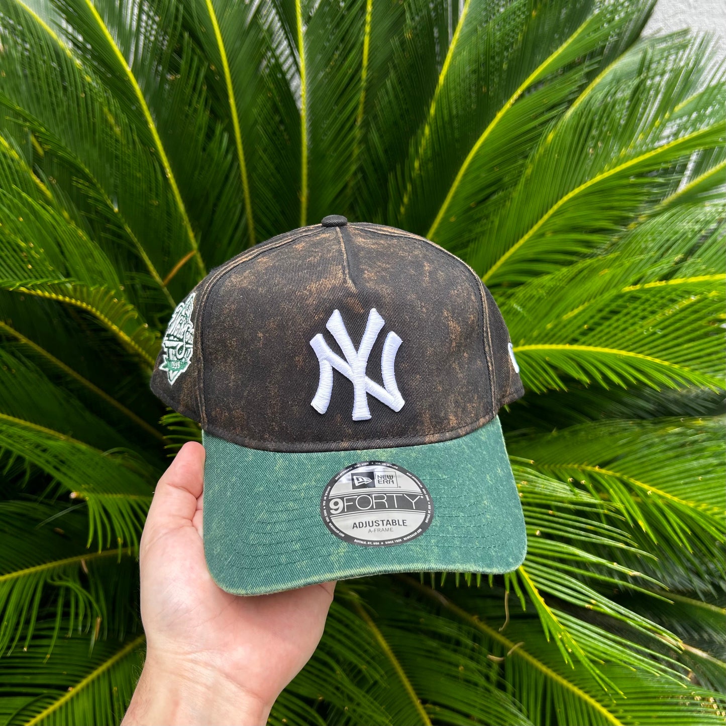 Gorra Exclusiva New Era NY Yankees ’Bleach’ - Unitalla / Negro/Verde