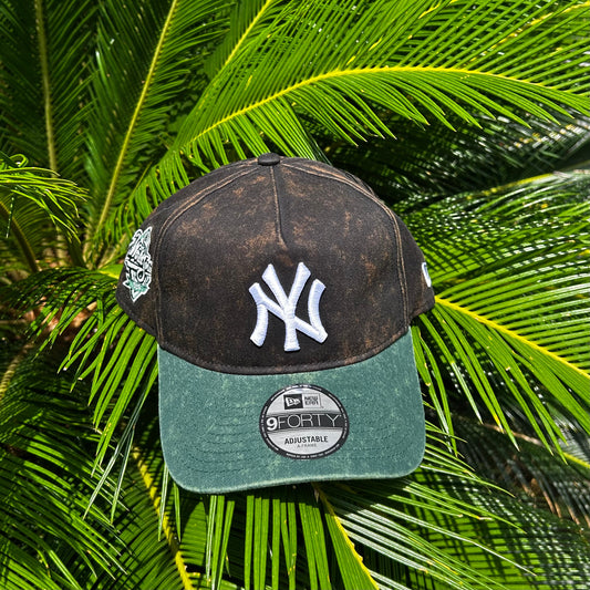 Gorra Exclusiva New Era NY Yankees ’Bleach’ - Unitalla / Negro/Verde