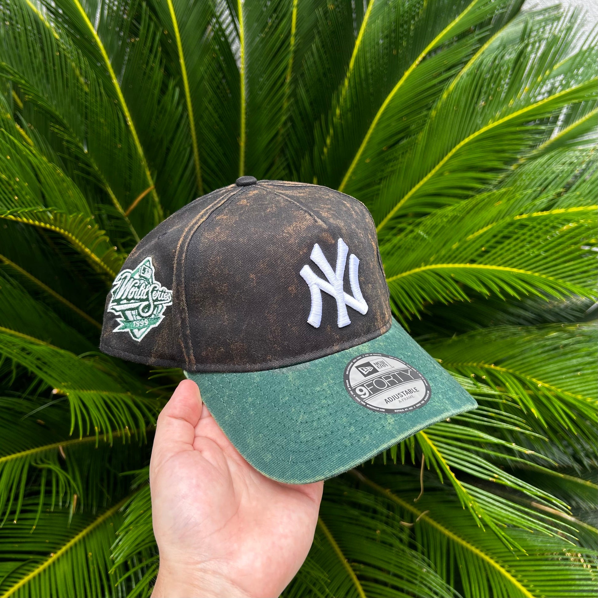 Gorra Exclusiva New Era NY Yankees ’Bleach’ - Unitalla / Negro/Verde