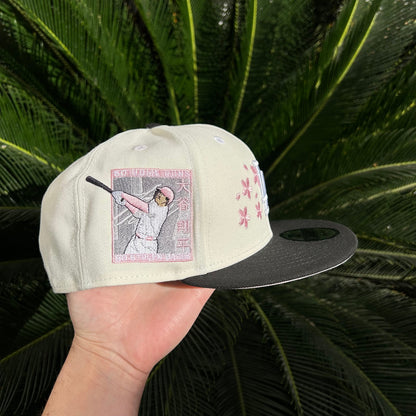 Gorra Exclusiva New Era x Dodgers Ohtani - Ajustable / Blanco/Negro