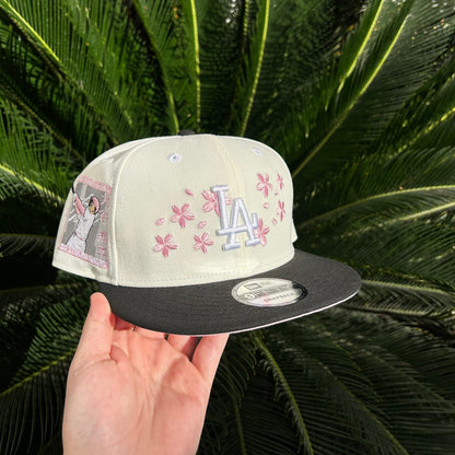Gorra Exclusiva New Era x Dodgers Ohtani - Ajustable / Blanco/Negro