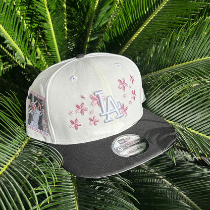 Gorra Exclusiva New Era x Dodgers Ohtani - Ajustable / Blanco/Negro