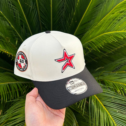 Gorra Exclusiva New Era x Houston Astros Clasica - Unitalla / Blanco/Negro