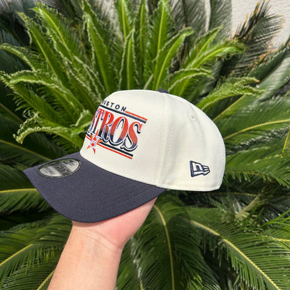 Gorra Exclusiva New Era x Houston Astros Retro - Unitalla / Blanco/Azul
