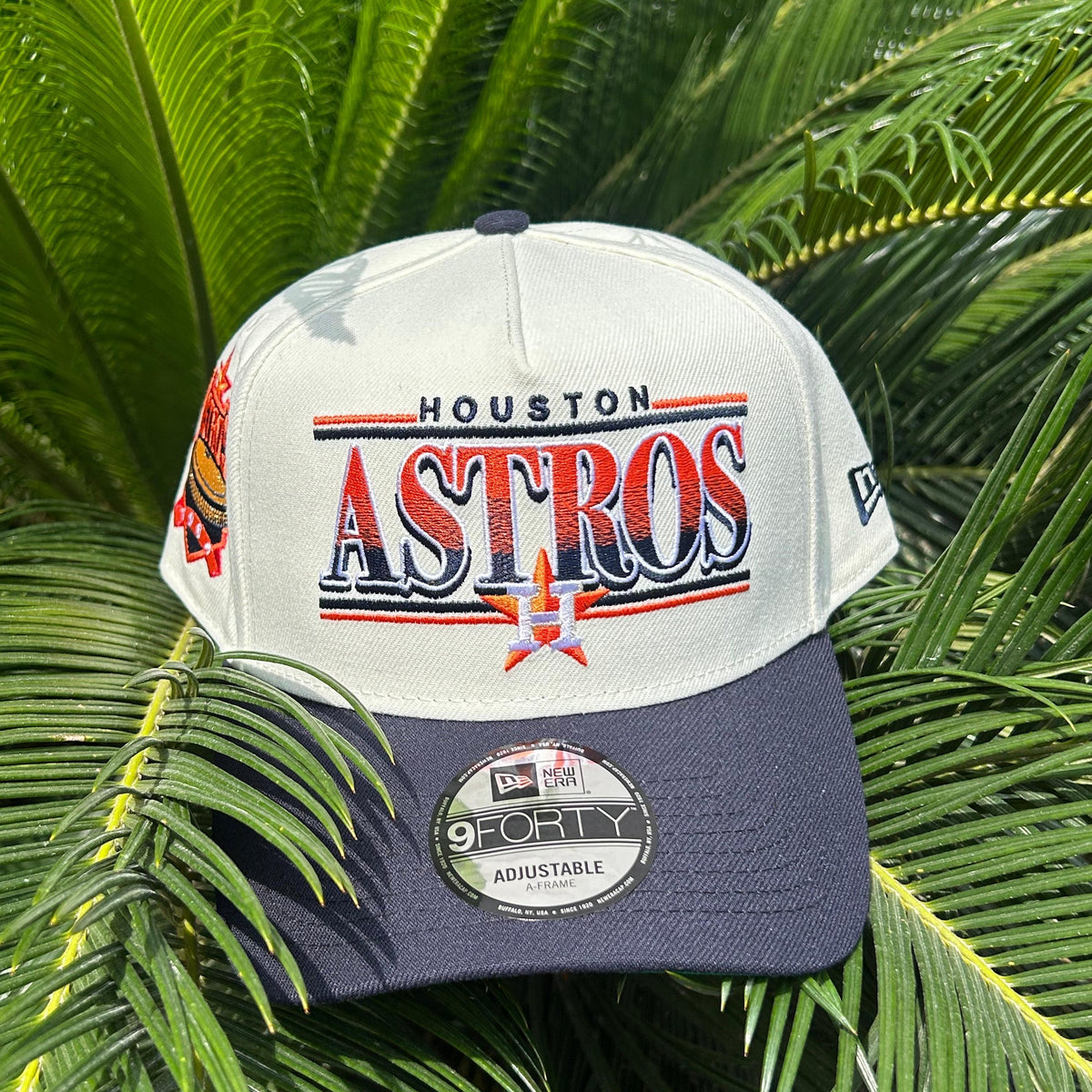 Gorra Exclusiva New Era x Houston Astros Retro - Unitalla / Blanco/Azul