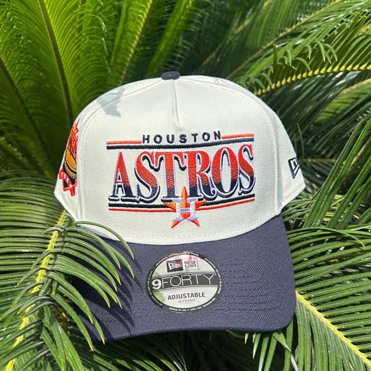Gorra Exclusiva New Era x Houston Astros Retro - Unitalla / Blanco/Azul