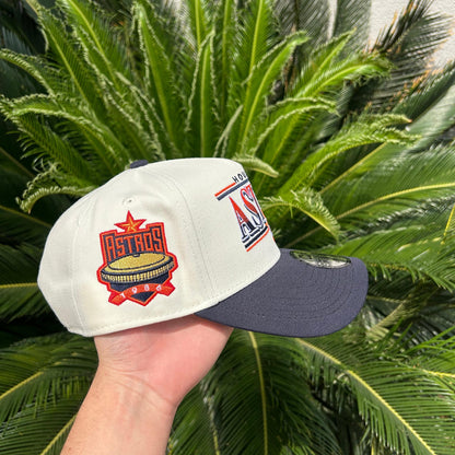 Gorra Exclusiva New Era x Houston Astros Retro - Unitalla / Blanco/Azul