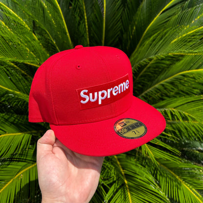 Gorra Exclusiva New Era x Supreme Champion Rings Roja - 7 3/8 / Rojo
