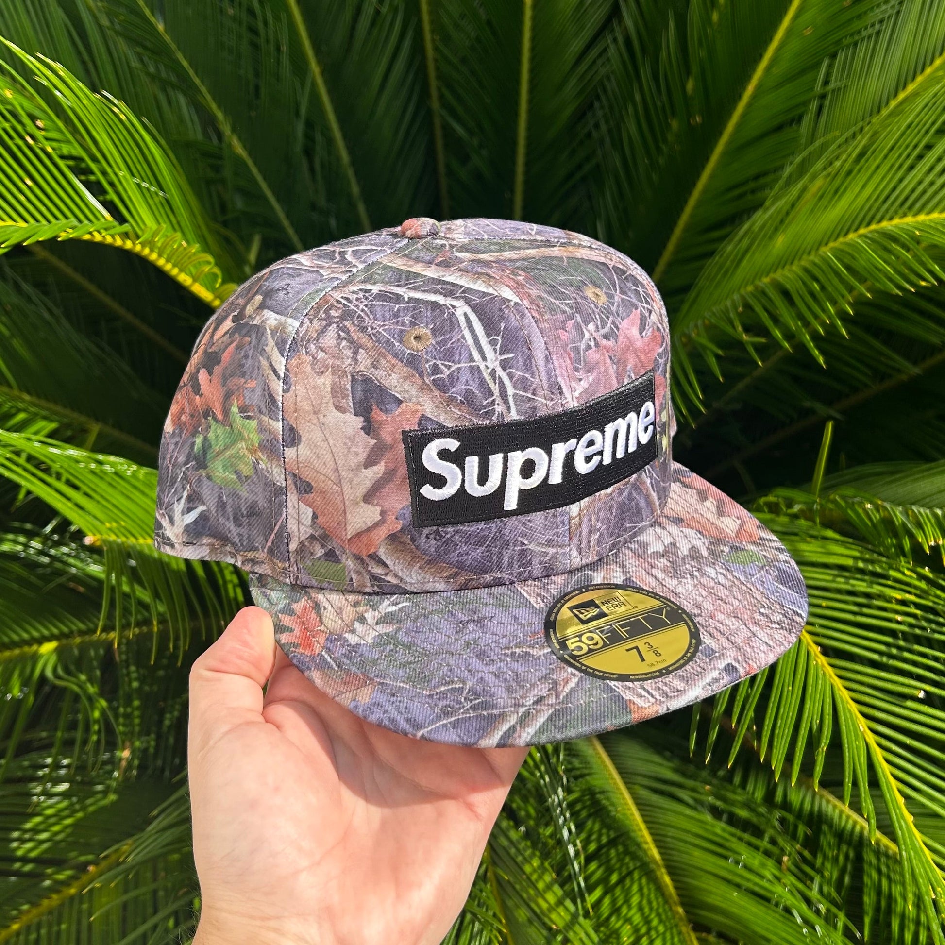 Gorra Exclusiva New Era x Supreme Gosthface Realtree