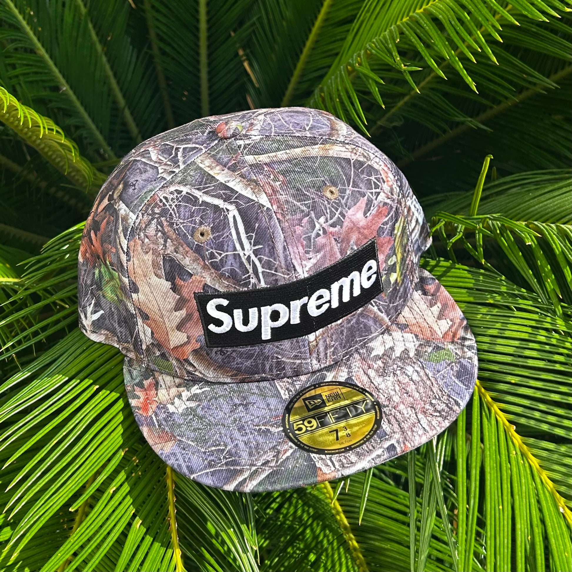Gorra Exclusiva New Era x Supreme Gosthface Realtree