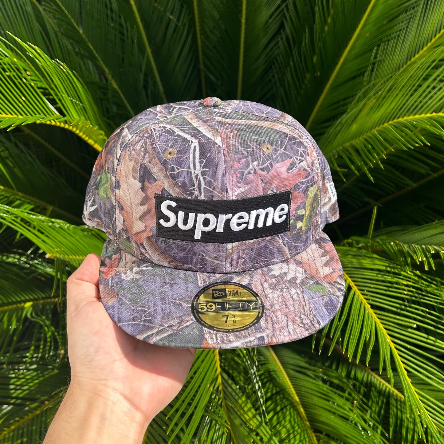 Gorra Exclusiva New Era x Supreme Gosthface Realtree