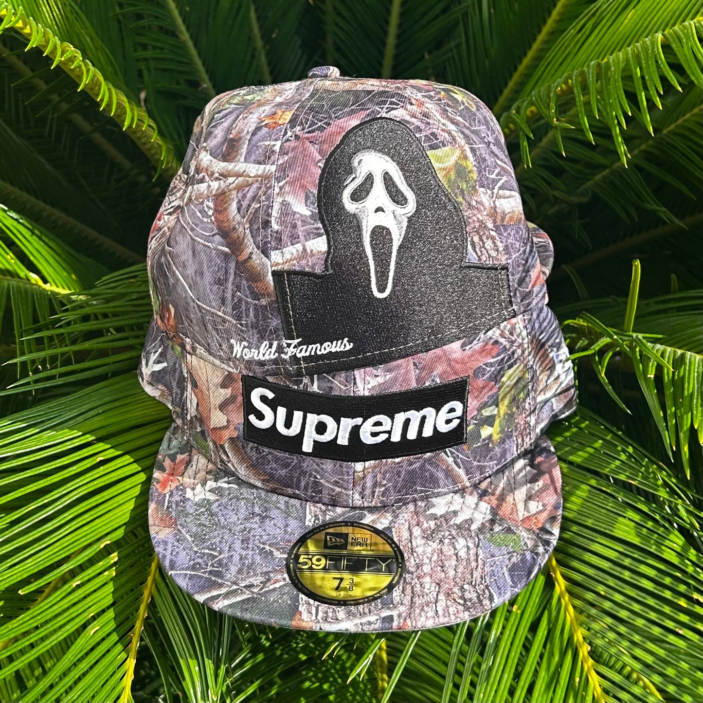 Gorra Exclusiva New Era x Supreme Gosthface Realtree