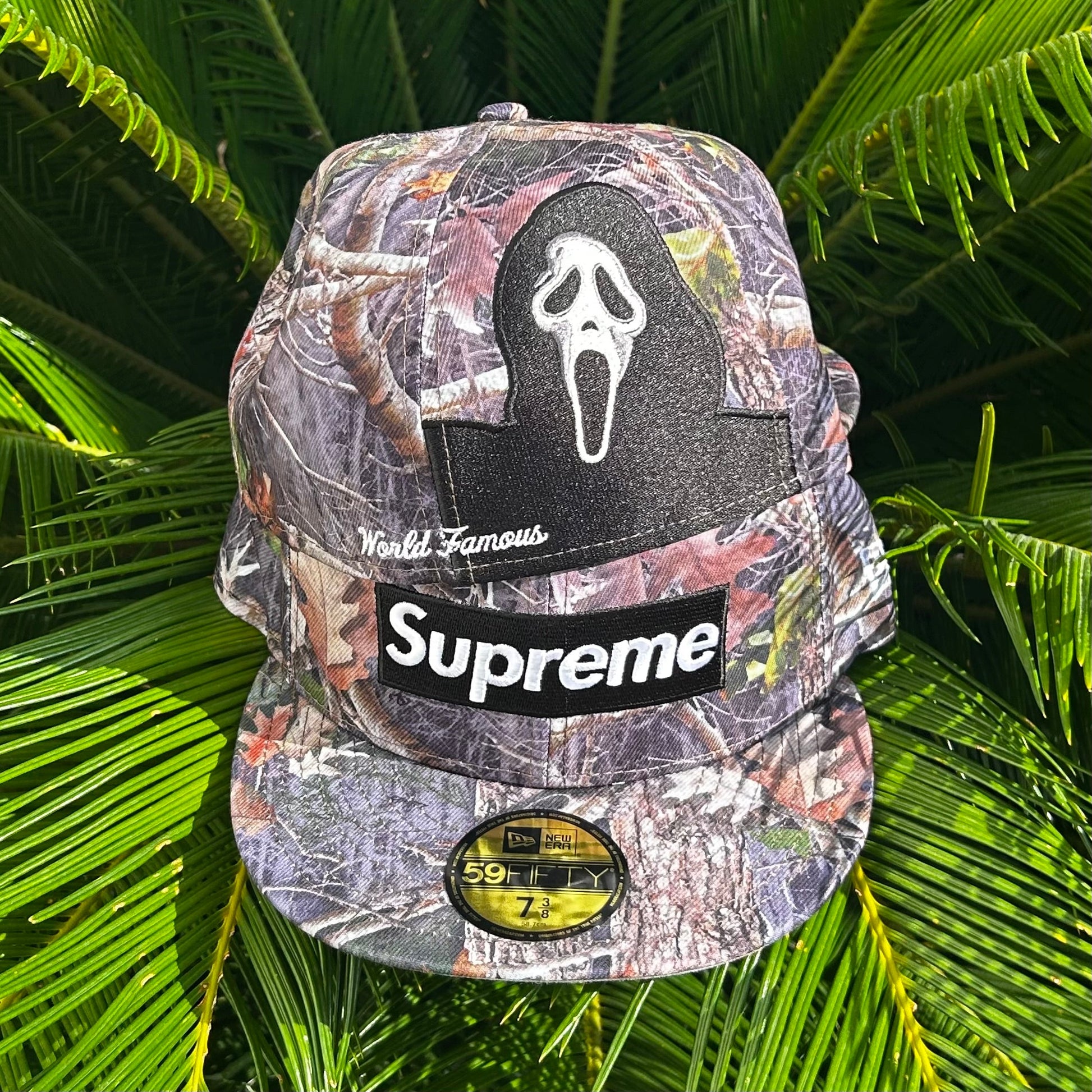 Gorra Exclusiva New Era x Supreme Gosthface Realtree