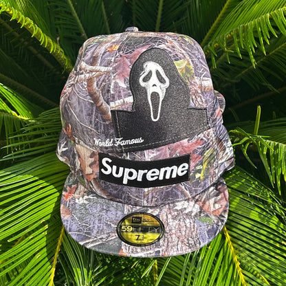 Gorra Exclusiva New Era x Supreme Gosthface Realtree