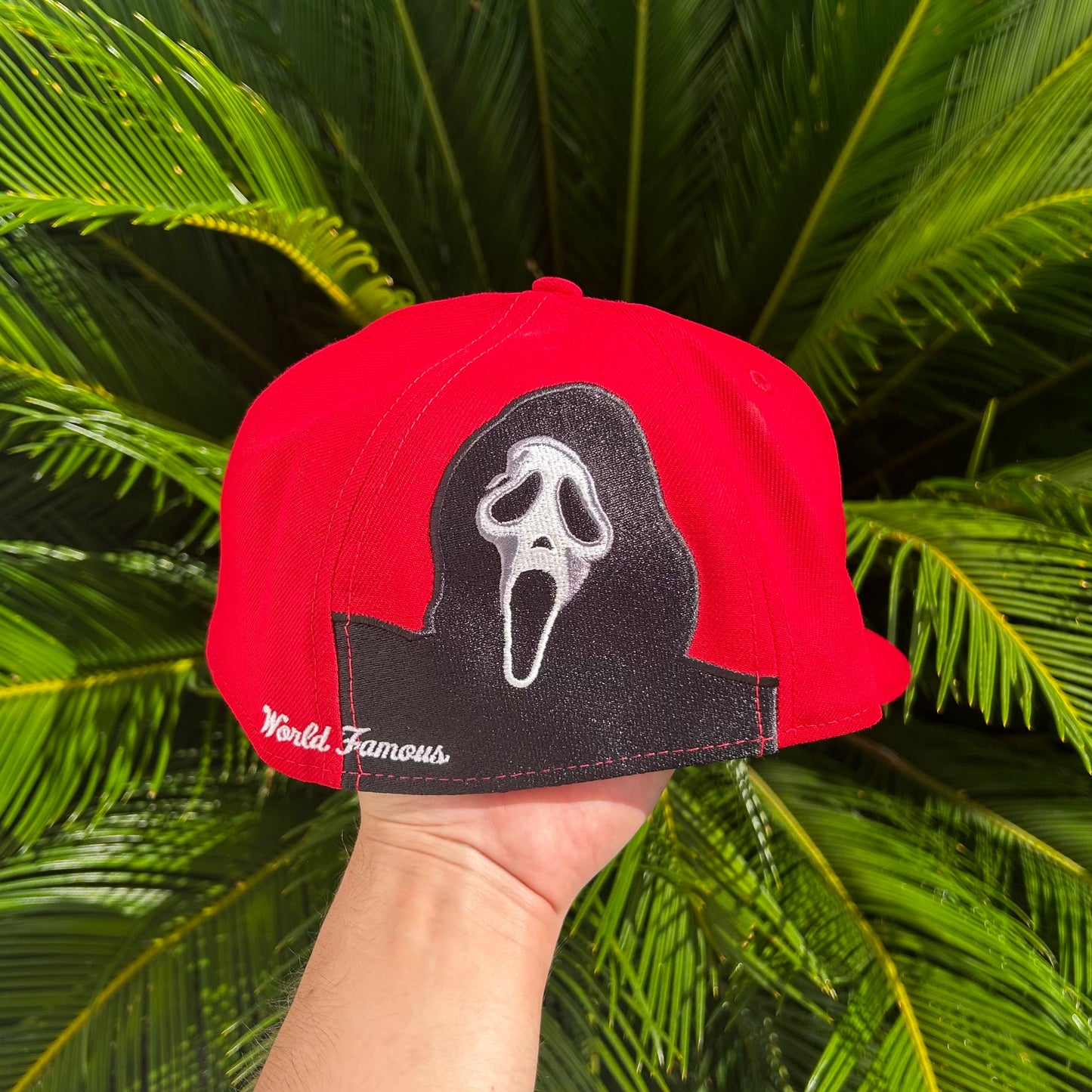 Gorra Exclusiva New Era x Supreme Gosthface Roja - 7 1/2 / Rojo