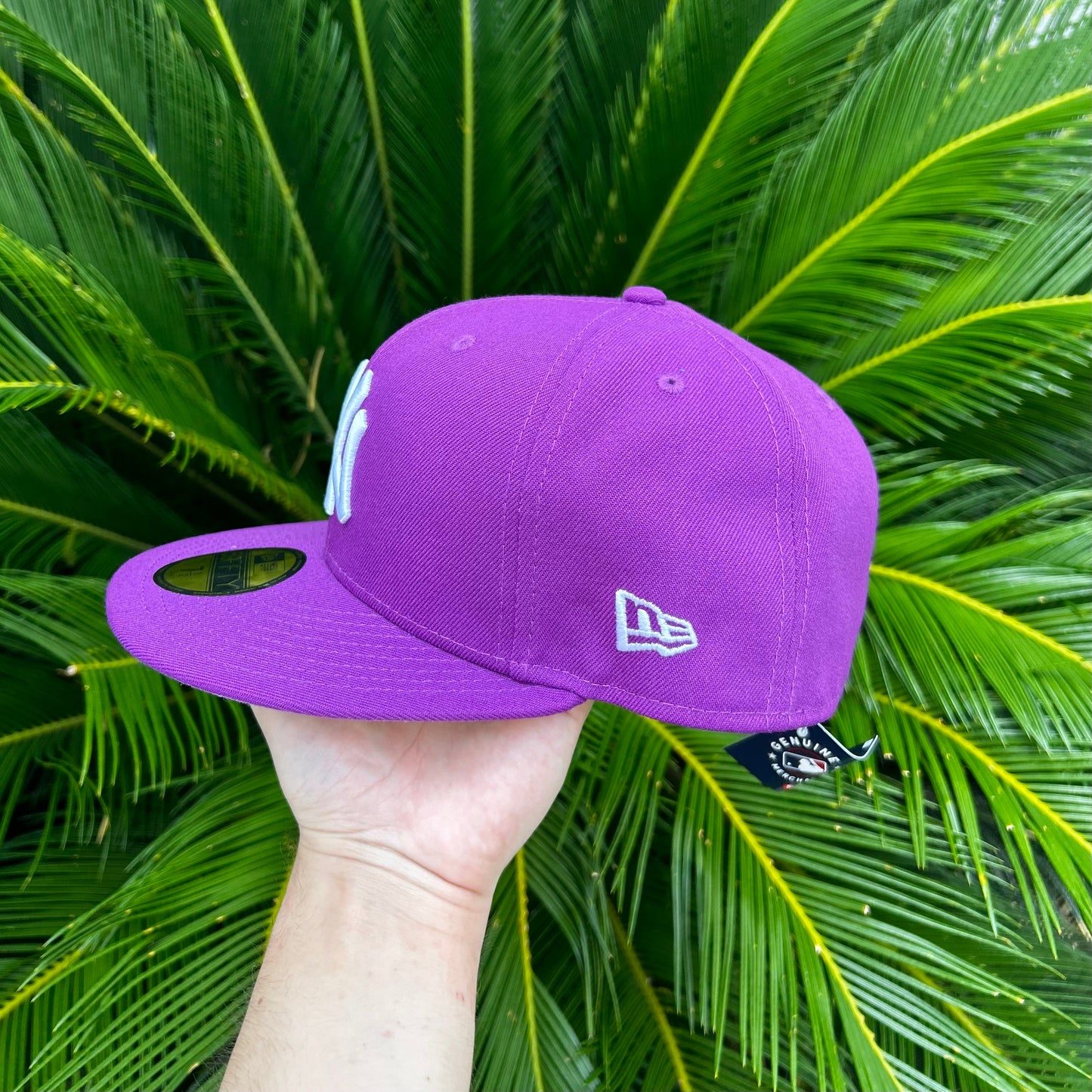 Gorra Exclusiva New Era x Supreme NY Yankees Purple - 7 1/2 / Morado